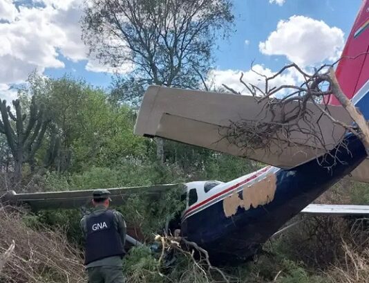 Una avioneta con 130 kilos de cocaína cayó en Salta, cerca del límite con Tucumán