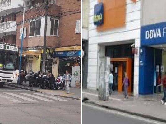 Un jueves atípico sin colectivos en la ciudad ni bancos en toda la provincia