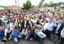 El gobernador Jaldo inauguró mejoras urbanas en Banda del Río Salí