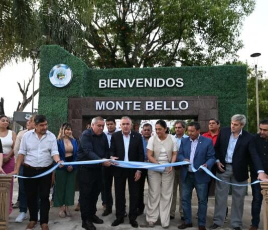Jaldo participó del aniversario de Monte Bello e inauguró obras
