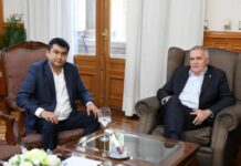 Jaldo y Rodríguez analizaron la gestión en La Cocha y destacaron el fortalecimiento del interior