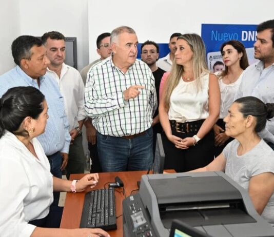 Jaldo inauguró un nuevo Centro de Documentación Rápida y supervisó obras