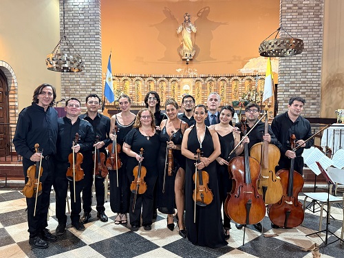 La Camerata Lazarte hizo “verdadera música” en la Parroquia Sagrado Corazón de Jesús