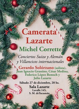 Imperdibles Conciertos Suizo y Alemán, además de villancicos internacionales, en Sala Lazarte