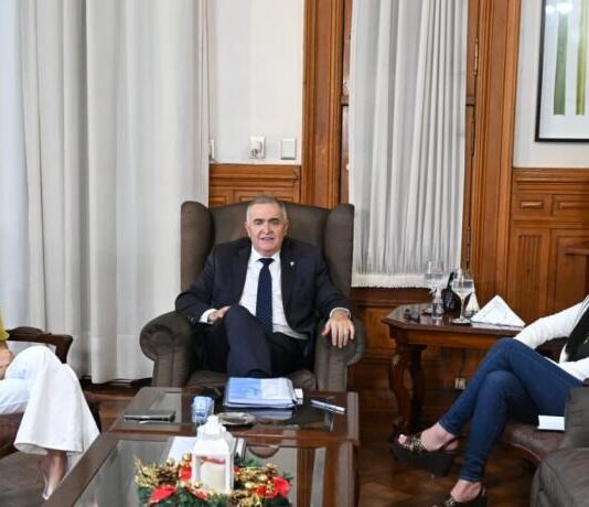Jaldo recibió a la intendenta de Graneros y a la legisladora Cejas