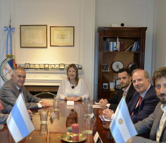 Jaldo se reunió con la ministra de Seguridad de la Nación, Alejandra Monteoliva