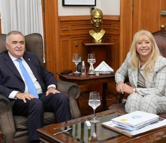 Jaldo y Chahla avanzan en un plan conjunto de obras contra inundaciones y mejoras urbanas