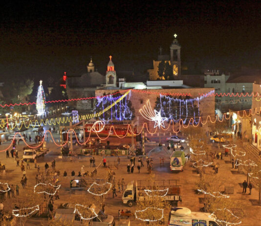 Belén vuelve a celebrar la Navidad tras dos años marcados por la guerra