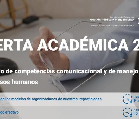 El Instituto Provincial de la Administración Pública presenta la Oferta Académica 2026