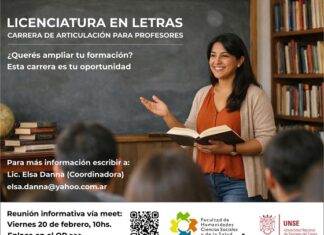 Profesores de Literatura terciarios pueden hacer la Licenciatura en modalidad mixta en la UNSE