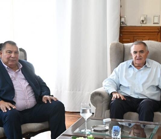 Jaldo y el legislador Argañaraz hablaron de obras para la zona este provincial