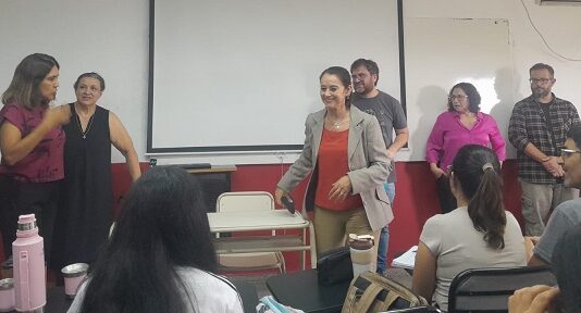 Autoridades de la UNSE dieron la bienvenida a los alumnos de la Licenciatura en Letras