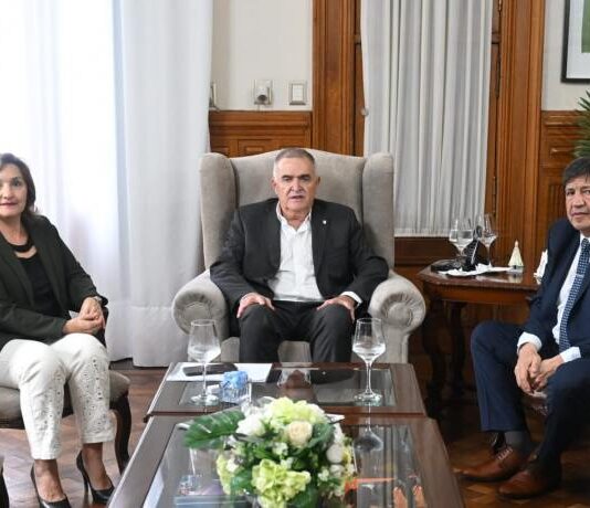 Jaldo recibió a la intendenta de Alderetes y analizó obras y la situación tras las lluvias
