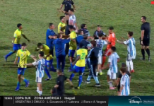 La pelea entre Argentina y Brasil en el Sudamericano Sub 17