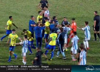 La pelea entre Argentina y Brasil en el Sudamericano Sub 17
