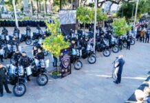 Jaldo entregó motos e insumos tecnológicos para reforzar la seguridad