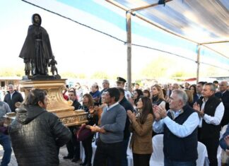 Jaldo participó de la misa en honor a San Francisco Solano y pidió por las familias afectadas por inundaciones