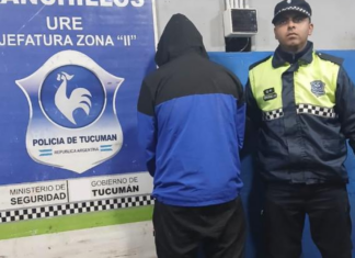 Policías aprehendieron a un joven por un hecho de violencia doméstica