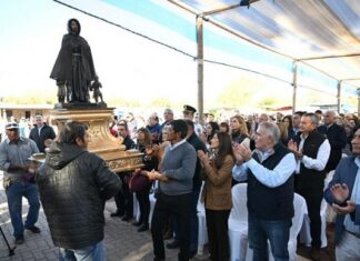 Jaldo participó de la misa en honor a San Francisco Solano