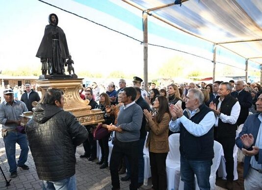 Jaldo participó de la misa en honor a San Francisco Solano