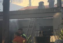 Bomberos Voluntarios de Yerba Buena controlaron un incendio en una vivienda