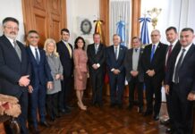 Jaldo recibió a los embajadores de Alemania e Israel en el marco del Simposio Internacional por los Juicios de Núremberg