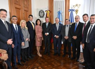 Jaldo recibió a los embajadores de Alemania e Israel en el marco del Simposio Internacional por los Juicios de Núremberg