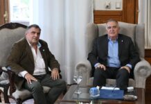Jaldo y el legislador Gallia analizaron la situación económica de Lules y avances de obras clave