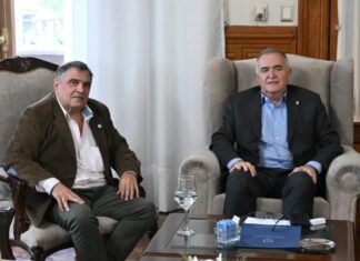Jaldo y el legislador Gallia analizaron la situación económica de Lules y avances de obras clave