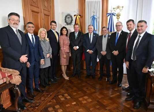 Jaldo recibió a los embajadores de Alemania e Israel