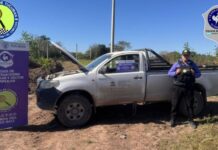 Recuperan una camioneta robada en San Andrés y detienen al autor tras un seguimiento fílmico
