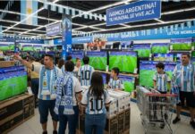 La fiebre del Mundial de Fútbol dispara la venta de televisores