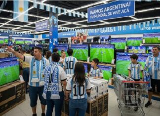 La fiebre del Mundial de Fútbol dispara la venta de televisores