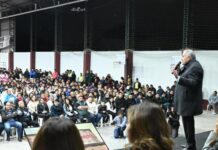 Jaldo dejó inauguradas las obras de remodelación del Club Social y Deportivo Alderetes