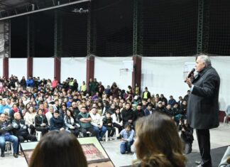 Jaldo dejó inauguradas las obras de remodelación del Club Social y Deportivo Alderetes