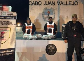 Secuestran más de cinco kilos de marihuana y una mujer fue detenida
