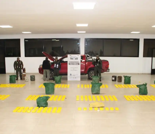 Secuestraron más de 400 kilos de cocaína en Rio Seco