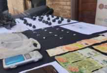 cinco aprehendidos y secuestro de drogas en distintos operativos