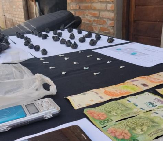 cinco aprehendidos y secuestro de drogas en distintos operativos