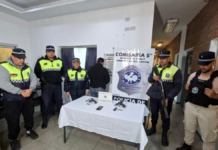 Aprehendieron a un hombre y secuestraron dos armas de fuego