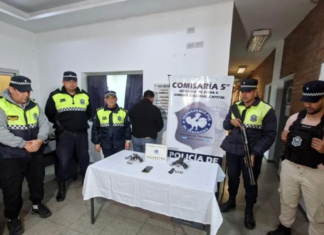 Aprehendieron a un hombre y secuestraron dos armas de fuego