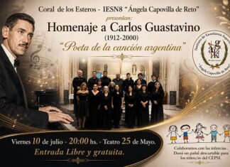 Coral de los Esteros realizará un homenaje a Carlos Guastavino, «Poeta de la canción argentina»