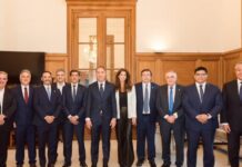 Jaldo acompañó a Santilli en su asunción como jefe de Gabinete de la Nación