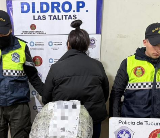 Secuestran encomienda con una piedra de cocaína de casi 1 kilo y medio