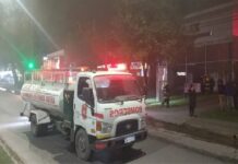 Bomberos sofocaron un incendio en un local de Av. Aconquija al 700