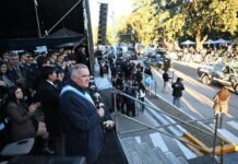 Jaldo encabezó el 54° aniversario de la municipalización de Banda del Río Salí