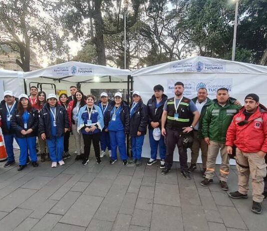 Un masivo operativo de salud pública brindó asistencia permanente durante los festejos por la Independencia