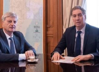 Santilli se reunió con Sergio Ziliotto para analizar la ejecución de la obra pública en La Pampa