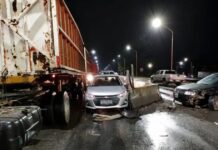 Dos personas resultaron heridas tras un violento accidente vehicular en el acceso a Aguilares