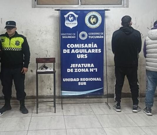 Aprehenden a cuatro jóvenes que circulaban con arma de fuego y marihuana